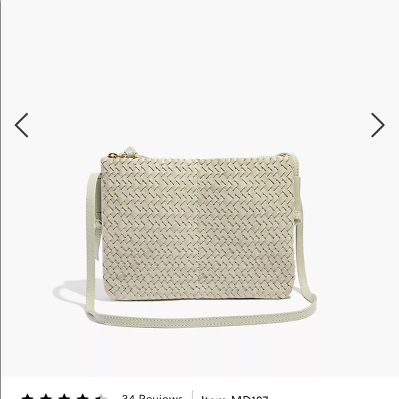 Madewell Handbags - Madewell knotted crossbody bag in woven leather